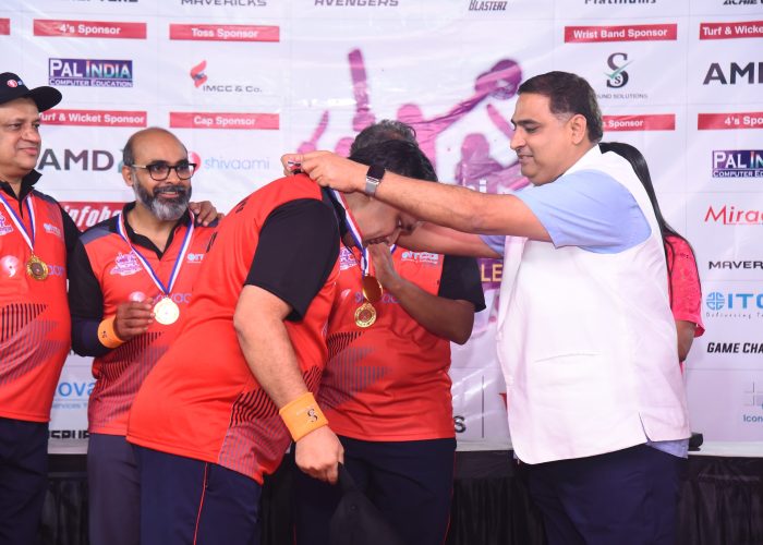 RankSecure's cricket team won medals